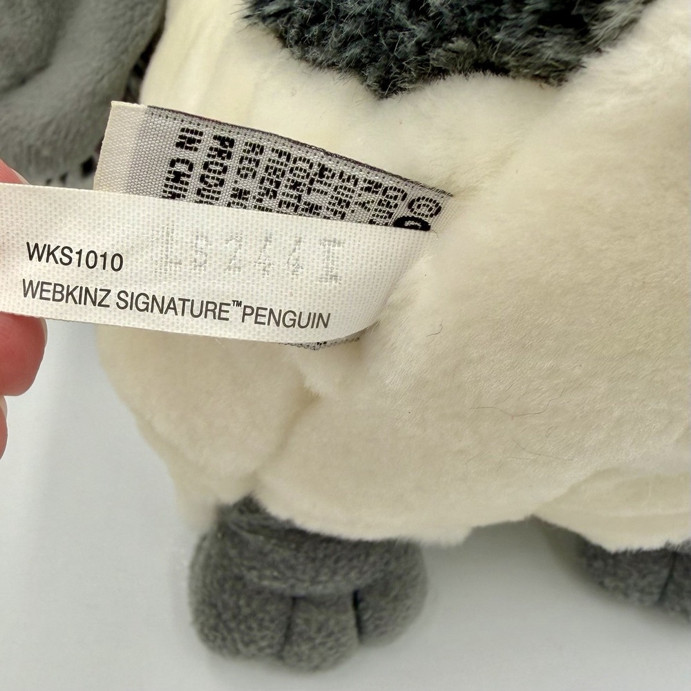 Ganz Webkinz Signature Series Emperor Penguin Plush WKS1010 11" WITH UNUSED CODE - Picture 8 of 10